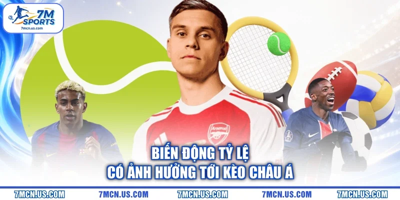 Biến động tỷ lệ có ảnh hưởng tới kèo châu Á