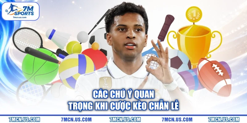 Các chú ý quan trọng khi cược kèo chẵn lẻ